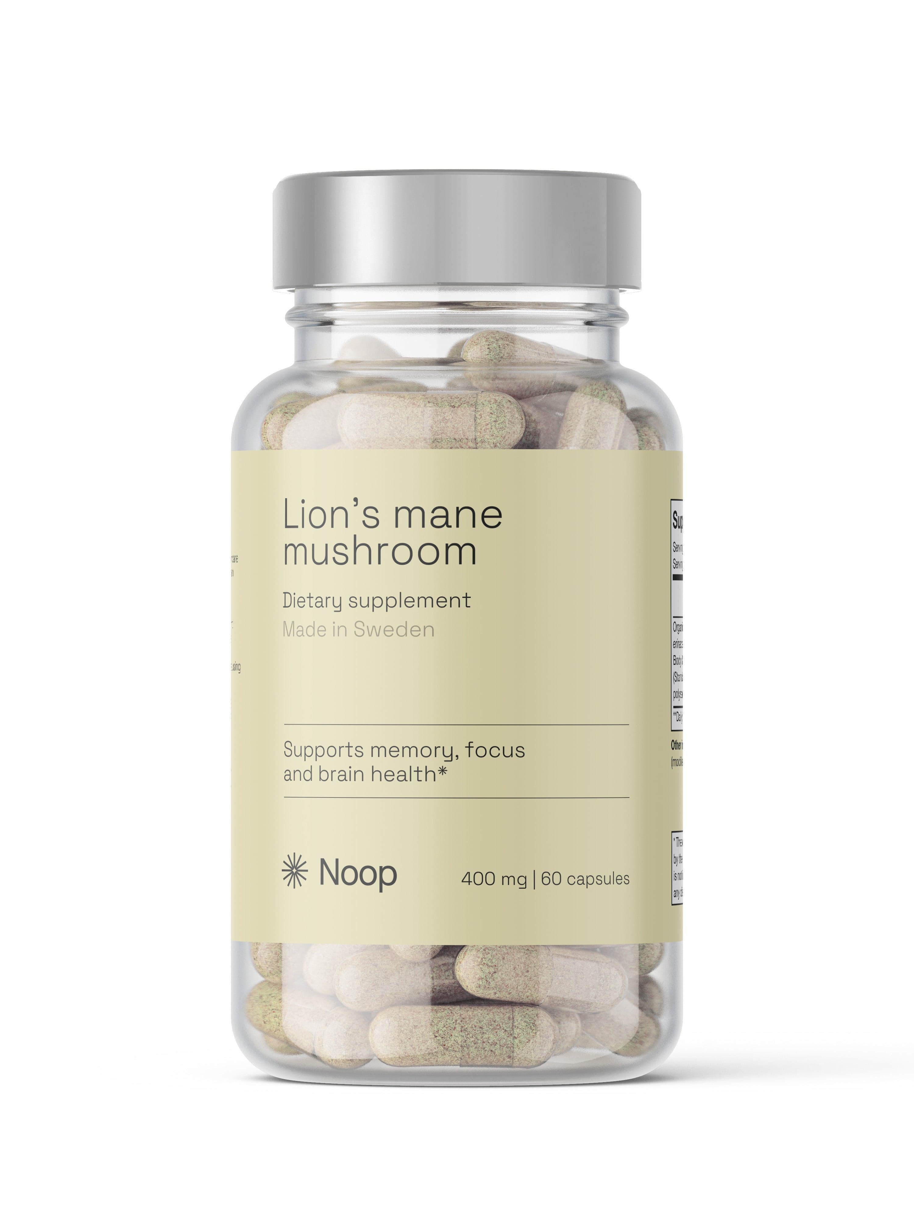 Lion's Mane Noop 60 kapslar
